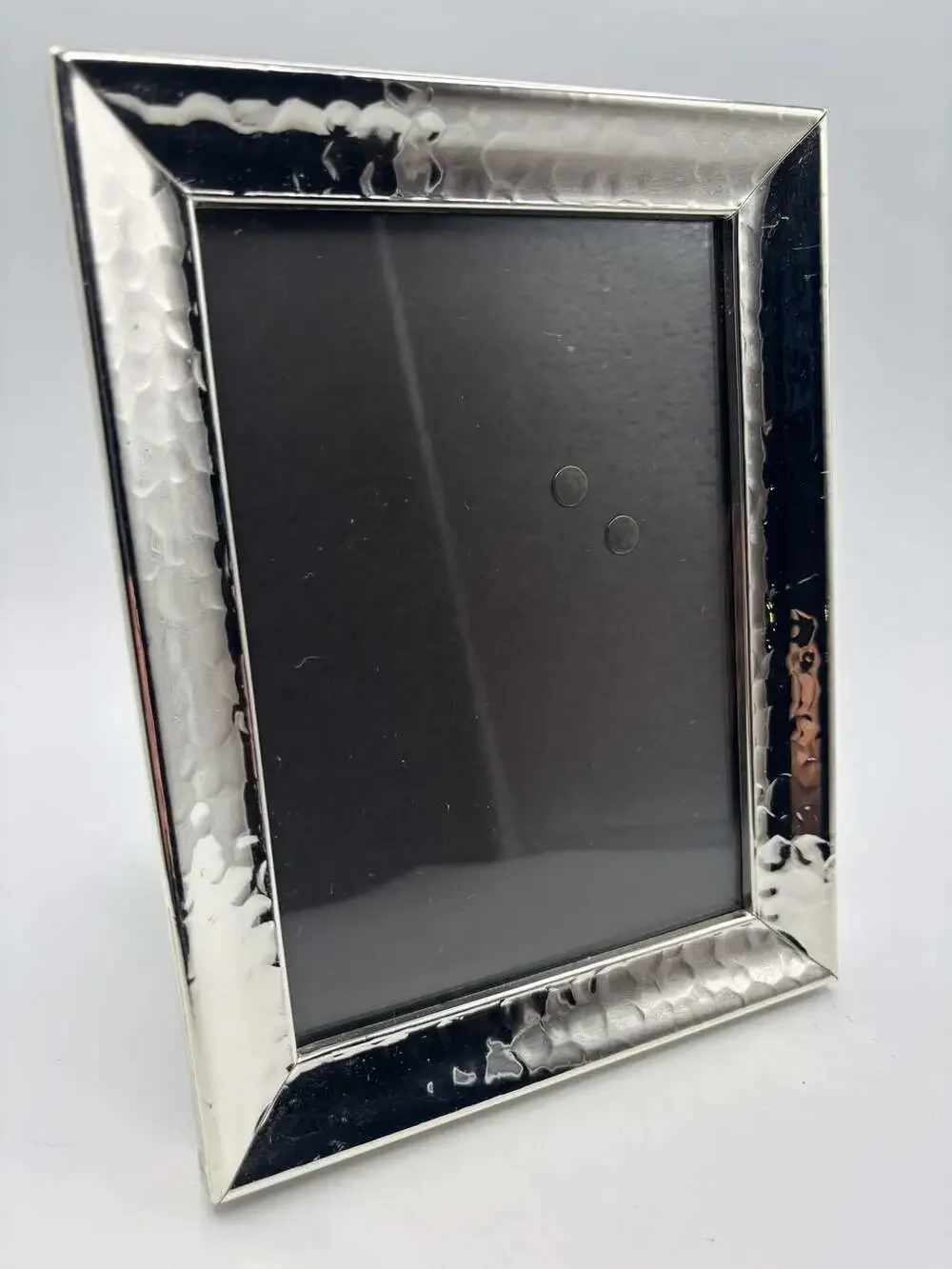 Lane Furniture Silver-Tone Hammered Metal Picture Frame